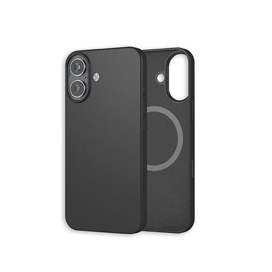 Coque silicone MagSafe iPhone 16 - Noir-0