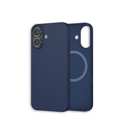 Coque silicone MagSafe iPhone 16 - Bleu-0